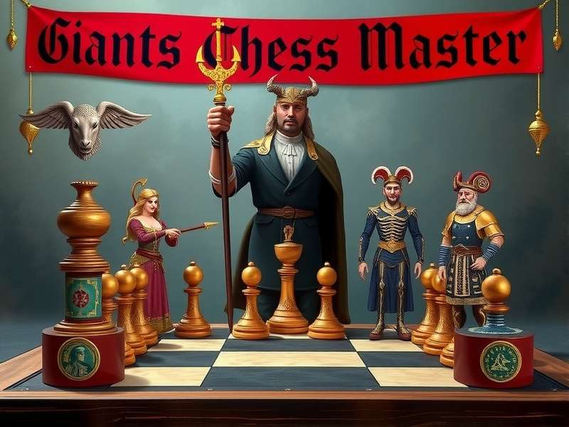 Giants Chess Master Game Pieces